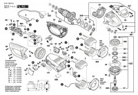 Bosch 3 601 H92 FH1 GWS 24-180 LVI Angle Grinder Spare Parts